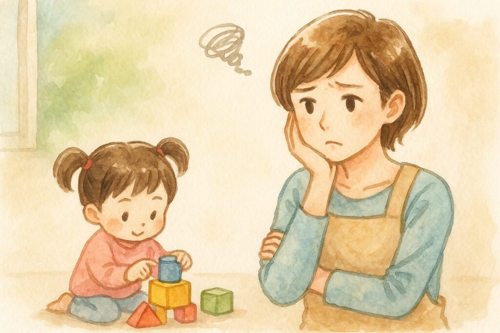 英語教育で悩むママ